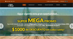 Desktop Screenshot of linuxcollege.com.ar