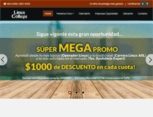 Tablet Screenshot of linuxcollege.com.ar